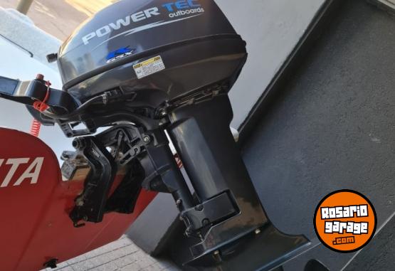 Embarcaciones - Lancha pirahan 450 con motor 15 hp - En Venta