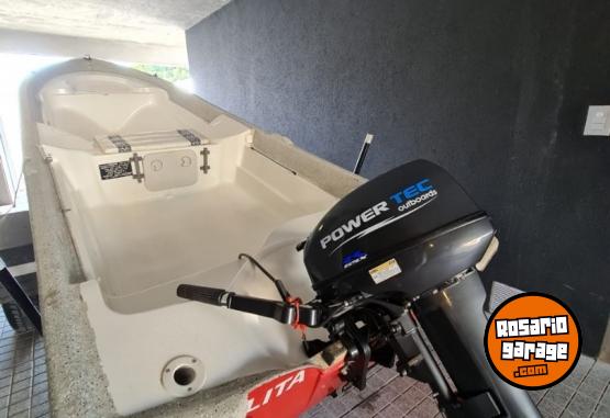 Embarcaciones - Lancha pirahan 450 con motor 15 hp - En Venta