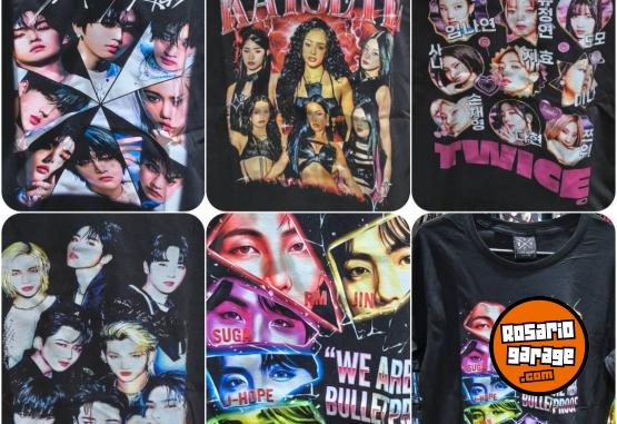 Indumentaria - Remeras dia del niño 2026 Anime series kpop y videogames - En Venta