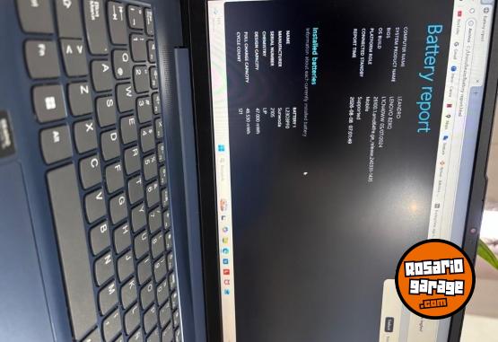 Informática - Notebook Lenovo Ryzen 3 7320u 256 Gb SSD m2 - En Venta