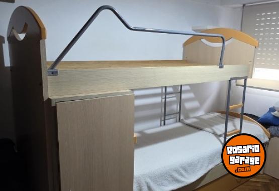 Hogar - CAMA CUCHETA + CARRITO PARA TERCER COLCHÓN - En Venta