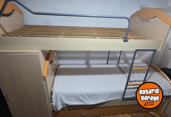 Hogar - CAMA CUCHETA + CARRITO PARA TERCER COLCHÓN - En Venta