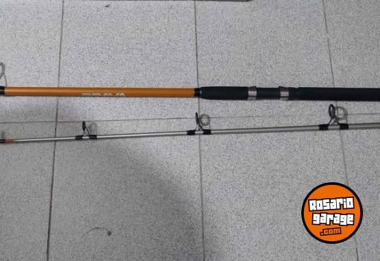 Otros - Caña de pescar 2.,7 mts y de 4.2mts mas mojarrera y reel - En Venta