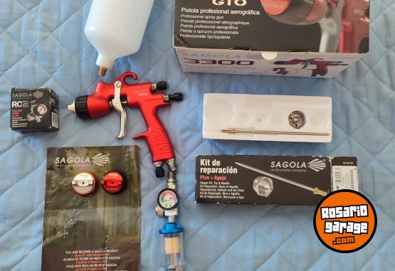 Herramientas - Pistola para pintar autos SAGOLA - En Venta