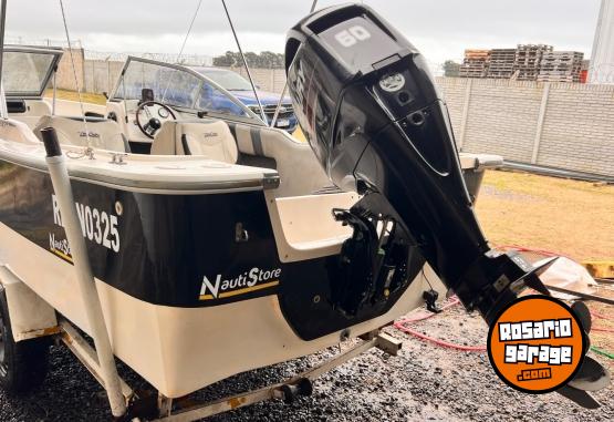 Embarcaciones - En venta. Prinz 540 Mercury 60 4t a�o 2016 lona, trailer rutero, toldilla, back to back, eco sonda etc. u$s9.500 #nautistorearroyoseco - En Venta
