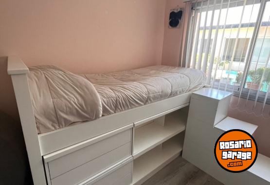 Hogar - Cama laqueada blanca - En Venta