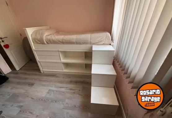 Hogar - Cama laqueada blanca - En Venta