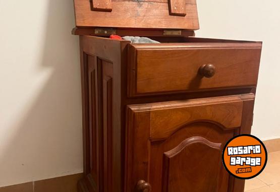 Hogar - LEER Cama 1 pza + mesita luz + baile ruta algarrobo macizo sin detalles! - En Venta