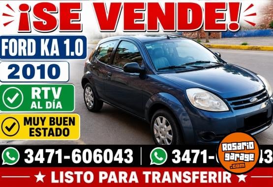 Autos - Ford ka 2010 1.0 2010 Nafta 154000Km - En Venta