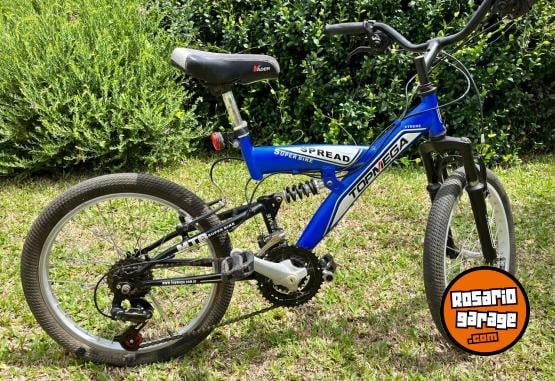 Deportes - BICICLETA ROD 20. CON CAMBIOS Y DOBLE AMORTIGUGACI�N - En Venta
