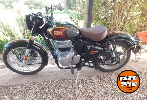 Motos - Royal Enfield Classic 350 Halcyon Black 2023 Nafta 5000Km - En Venta