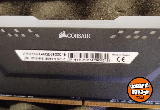 Informática - RAM CORSAIR VENGEANCE 16GB DDR4 3600 (8X2) –GARANTIDAS-CENTRO- - En Venta