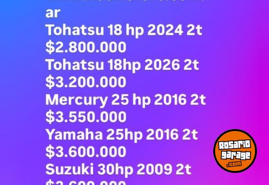 Otros (Náutica) - Motores fuera de borda usados disponibles a caña 2t #nautistorearroyoseco - En Venta