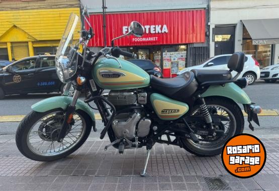 Motos - Royal Enfield METEOR 350 AURORA GREEN 2024 Nafta 10000Km - En Venta