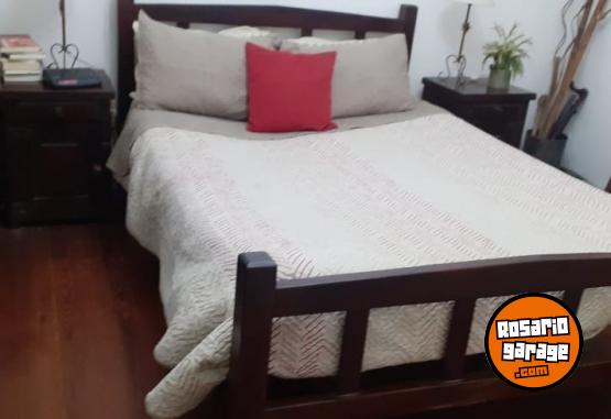 Hogar - JUEGO DORMITORIO DE ALGARROBO 2 PLAZAS medidas especiales ** Se escuchan ofertas - En Venta