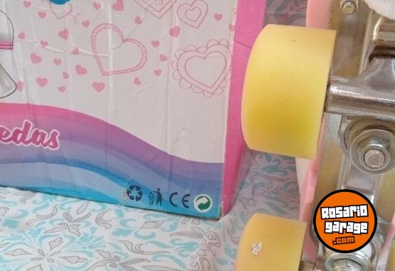 Deportes - Patines Patinaje Artístico 4 Ruedas Con Frenos - En Venta