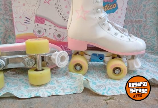 Deportes - Patines Patinaje Artístico 4 Ruedas Con Frenos - En Venta