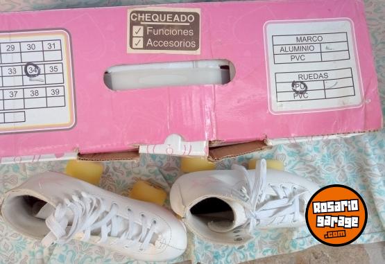 Deportes - Patines Patinaje Artístico 4 Ruedas Con Frenos - En Venta