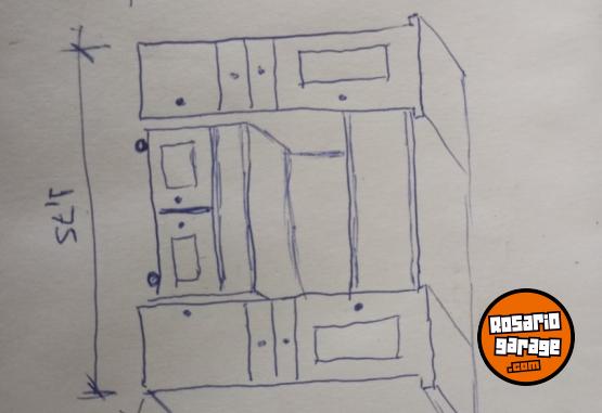 Hogar - Mueble cristalero con mesa para televisor - En Venta