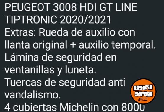 Autos - Peugeot 3008 HDI GT LINE TIPTRONI 2021 Diesel 140000Km - En Venta