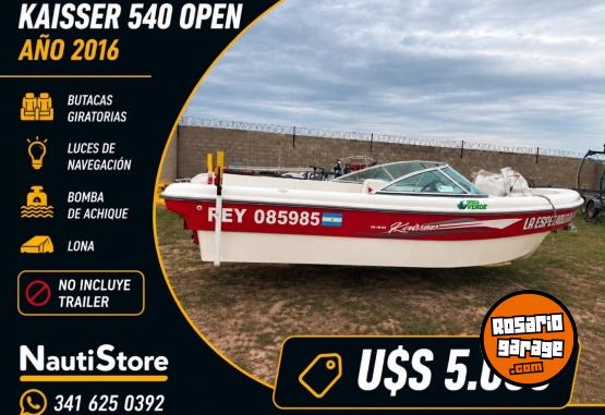 Embarcaciones - Traker k�iser 540 open con lona u$s 5000 2016 motor y trailer opcional no incluido en el precio #nautistorearroyoseco www.nautistore.com.ar - En Venta