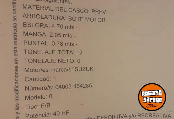 Embarcaciones - Semirrigido - En Venta
