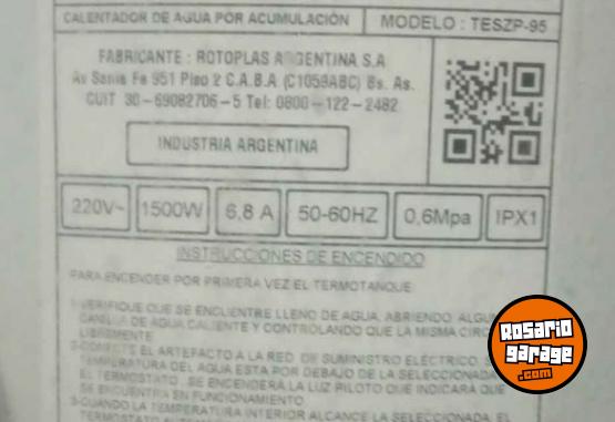 Hogar - Termotanque Eléctrico 80L - En Venta