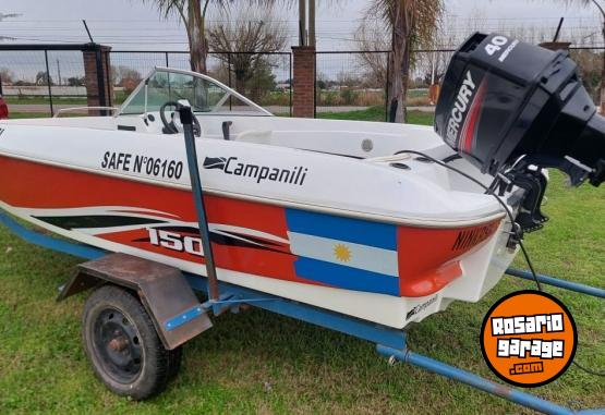 Embarcaciones - CAMPANILLI 450 c/  YAMAHA 40HP 2T - En Venta