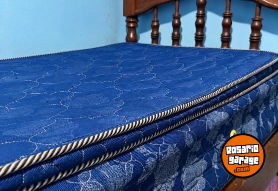Hogar - Cama algarrobo con colchon - En Venta