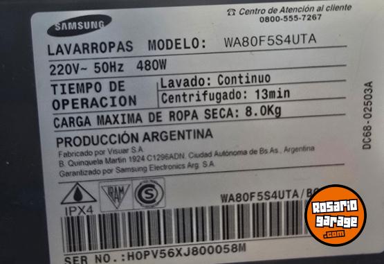 Hogar - VENDO LAVARROPA SAMSUNG 8.0 K - En Venta