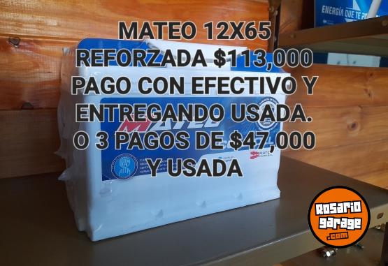 Accesorios para Autos - BATERIAS MATEO (REFORZADA) - En Venta