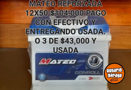 Accesorios para Autos - BATERIAS MATEO (REFORZADA) - En Venta