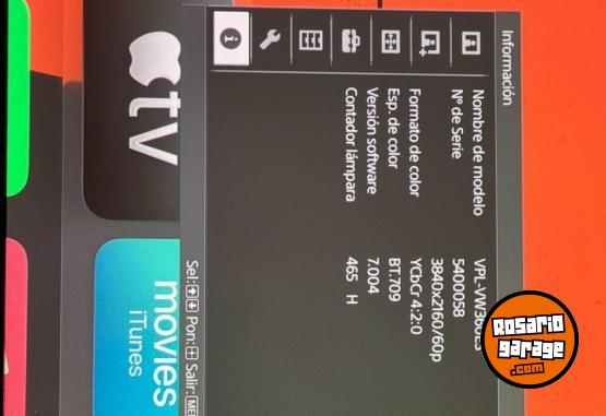 Electrónica - Proyector Sony VPL-VW360ES 4K HDR - Estado Impecable - En Venta