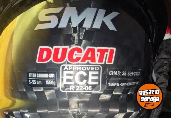 Accesorios para Motos - Casco Smk Titán Carbono-S01 - En Venta