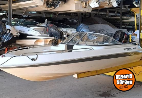 Embarcaciones - Vendo Lancha Quicksilver Marine Sur - Mercury 50 HP 2T con Power Trim - En Venta