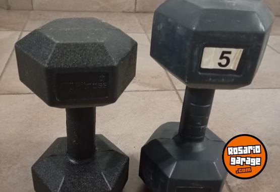 Deportes - Barra. Pesas y discos para gimnasia - En Venta