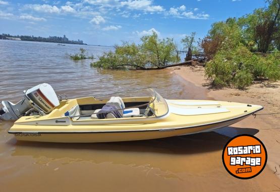 Embarcaciones - Vendo Lancha Canestrari Monza (1982) - Johnson 85 HP V4 con Power Trim + Tráiler Nuevo - En Venta