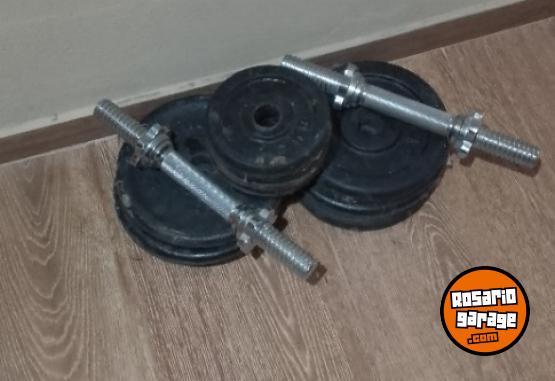 Deportes - Mancuernas, barras y discos. - En Venta