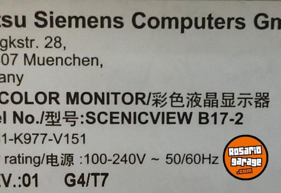 Informática - MONITOR FUJITSU SIEMENS - En Venta