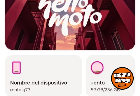 Telefonía - Motorola G77 256GB, 11 meses de garantía - En Venta
