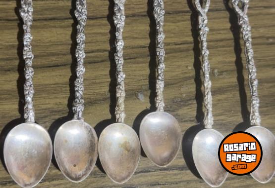 Otros - Cucharas antiguas de plata - En Venta