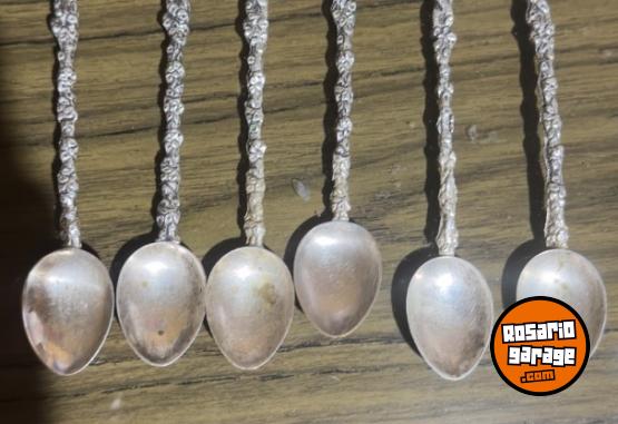 Otros - Cucharas antiguas de plata - En Venta