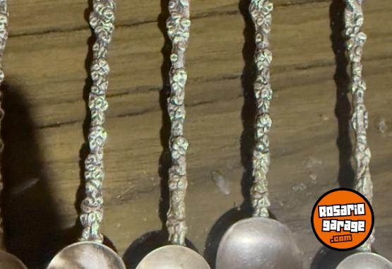 Otros - Cucharas antiguas de plata - En Venta