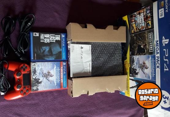 Electrónica - PlayStation 4 Súper Slim 1TB 2uegos 1Joystick Original - En Venta