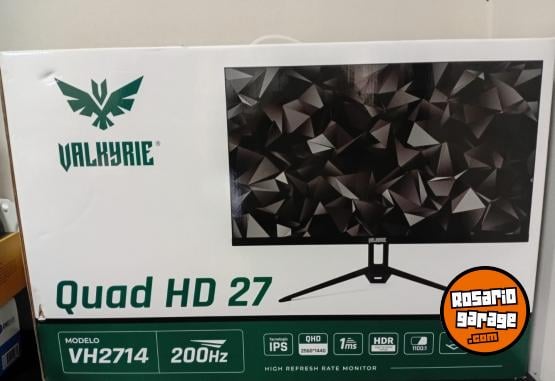 Inform�tica - Monitor Gamer Valkyrie 27" QHD 2K 200Hz 1ms IPS HDR 400 (G-Sync / FreeSync) - En Venta