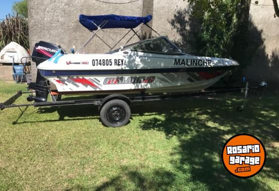 Embarcaciones - LANCHA VISIÓN 460 2015 – MERCURY 60 HP – POWER TRIM – TRAILER - En Venta