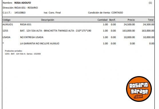 Accesorios para Autos - Batería acumulador Bateliara Brachetta Nueva a mitad de precio OPORTUMIDAD - En Venta