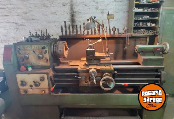 Herramientas - Torno Paralelo Industrial Lunan LC460A (460x1000mm) - Completo con Accesorios y Herramental - En Venta