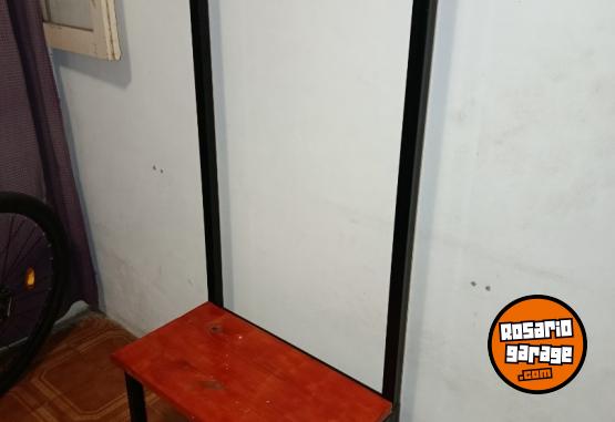 Hogar - Perchero recibidor hierro y madera - En Venta