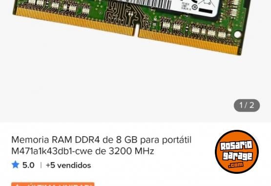 Informática - Módulo Memoria RAM Samsung notebook 8gb - En Venta